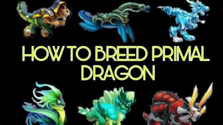 What is a primal Dragon in Dragon City?