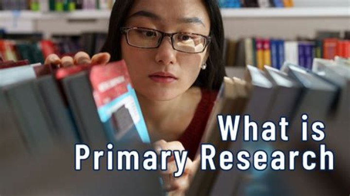 What is a primary research definition?