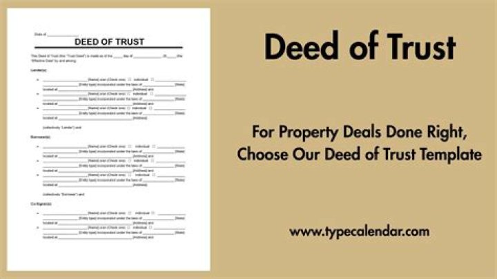 What is a rider in a deed of trust?