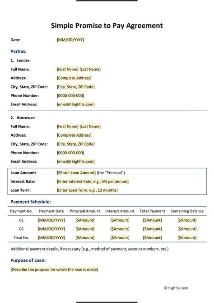 What is a signed promise to pay back a loan?