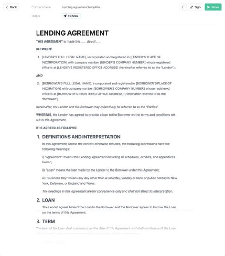What is a Truth in Lending Agreement?