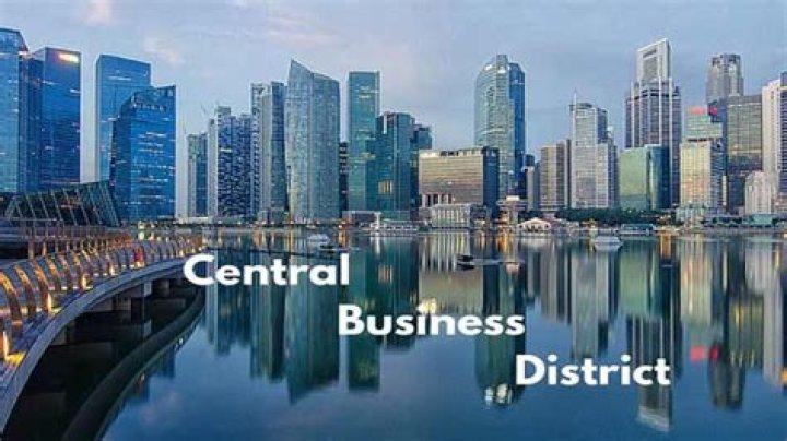 What is an example of central business district?