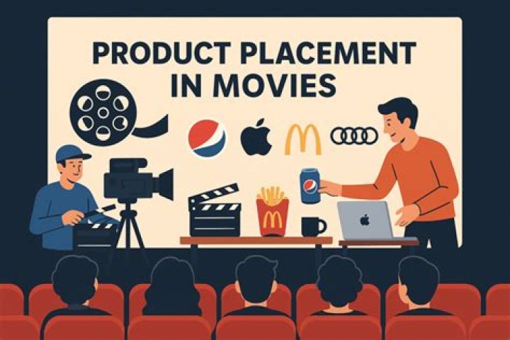 What is an example of product placement in a movie?