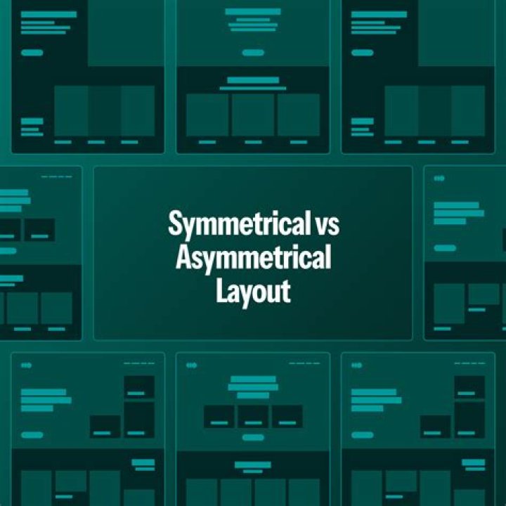 What is asymmetrical in web design?