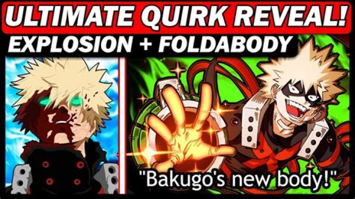 What is Bakugo's quirk type?