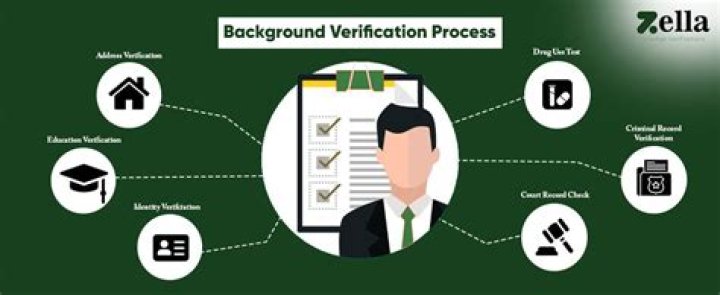 What is checked in background verification?