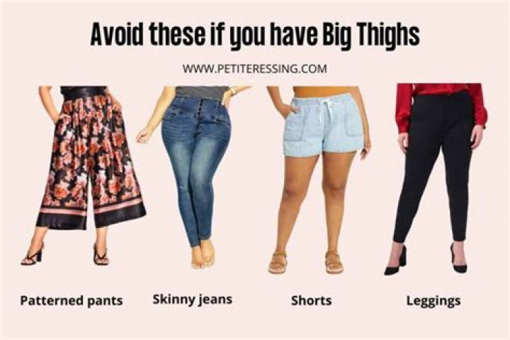 What is considered to be big thighs?