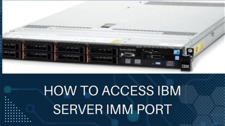 What is IMM in IBM server?