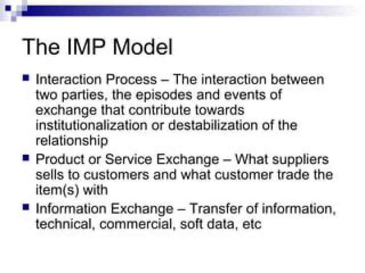 What is IMP interaction model?