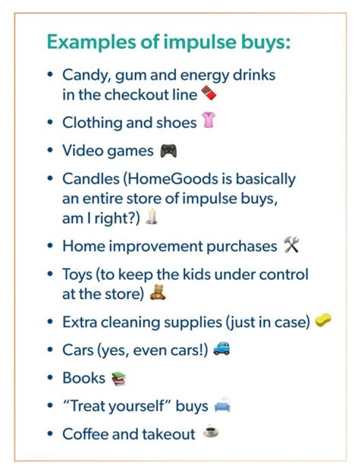 What is impulse buying example?