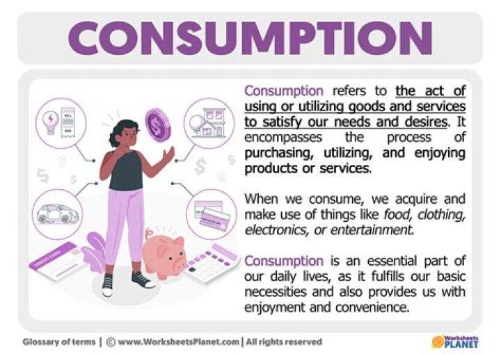 What is increasing consumption?