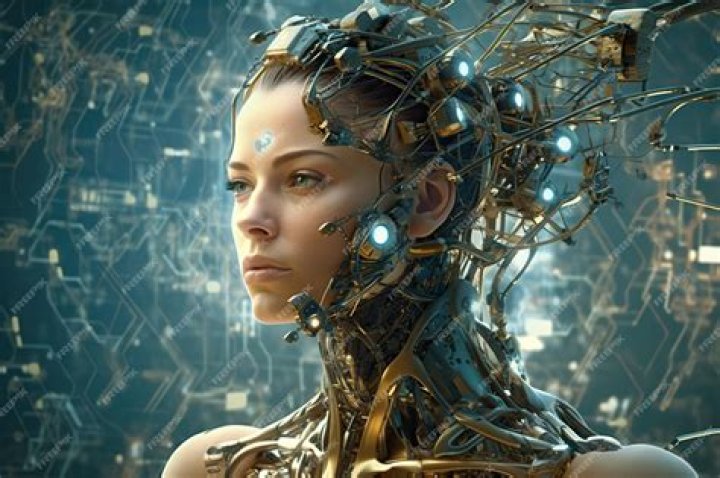 What is it called when humans merge with technology?