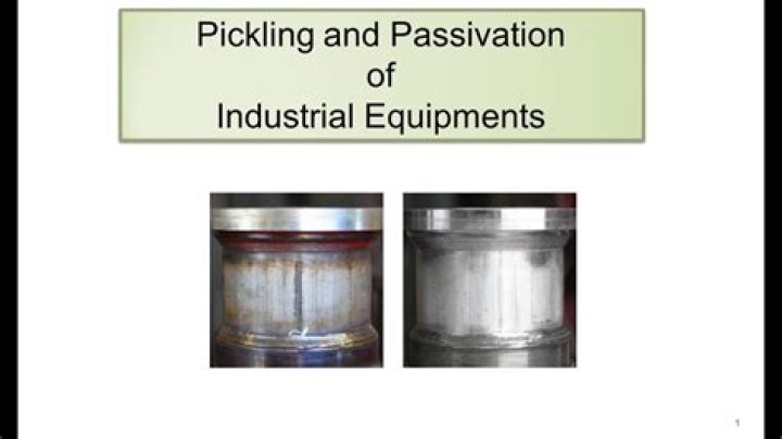 What is meant by acid pickling?