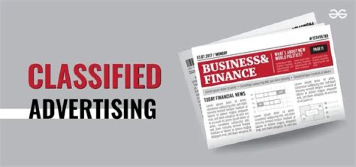 What is online classified advertisement?