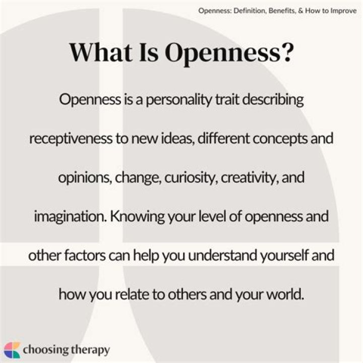 What is openness to change?