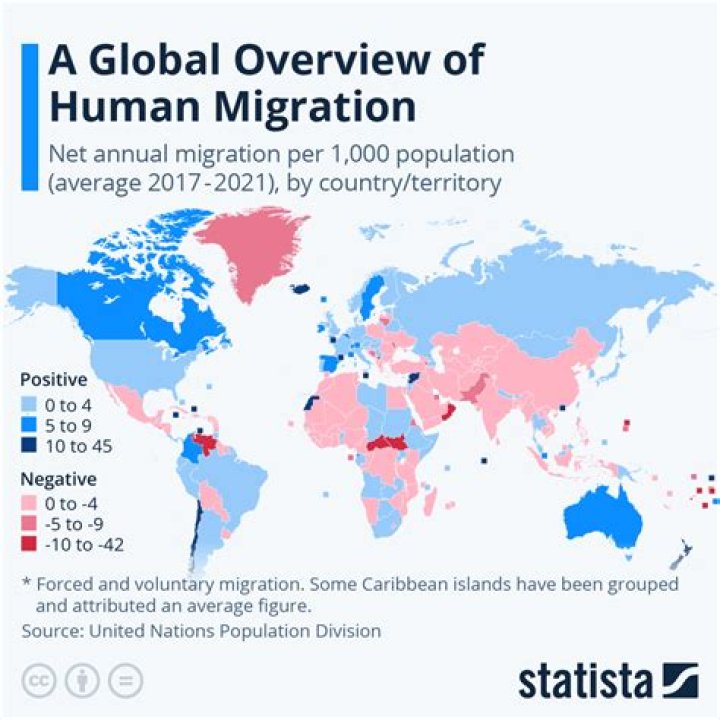 What is out migration in geography?