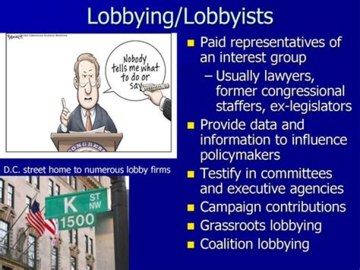 What is political lobbying in public relations?