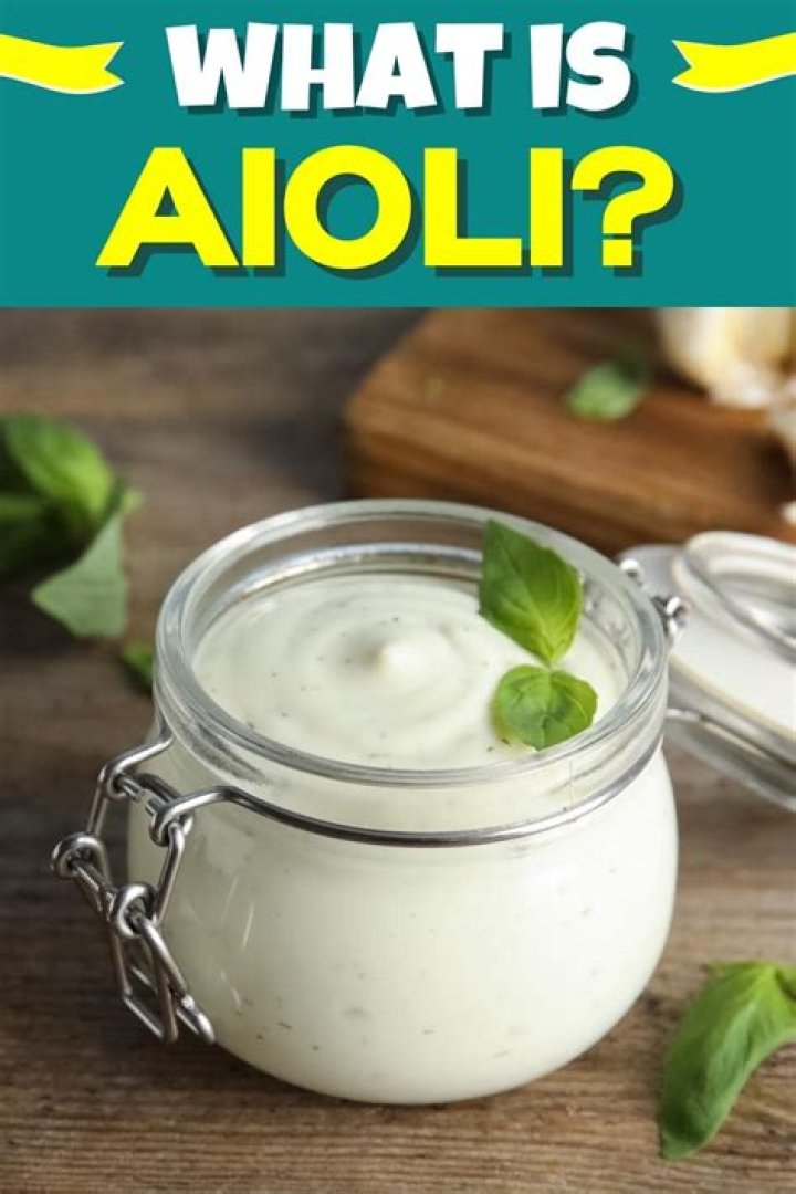 What is real aioli made of?