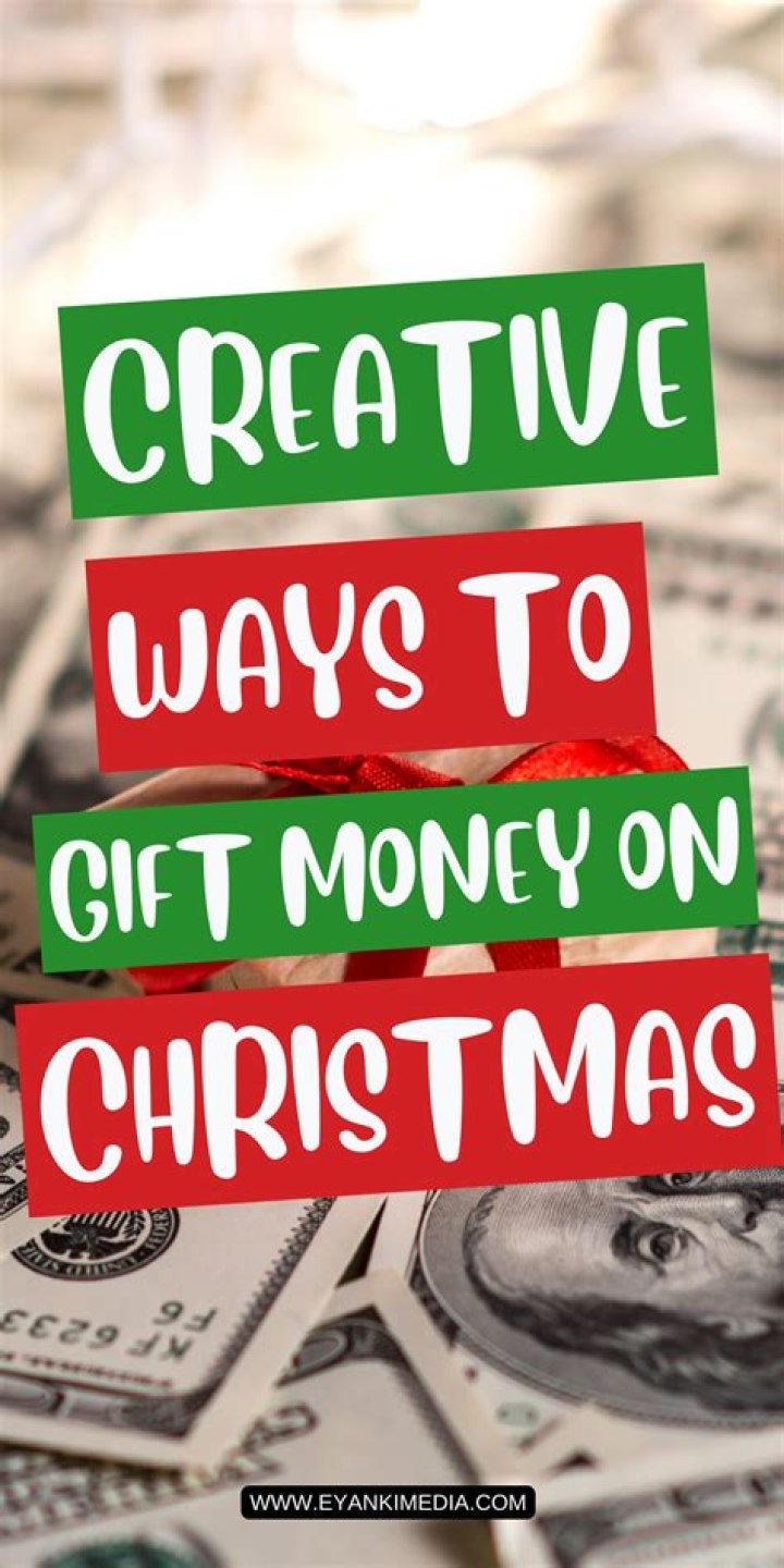 What is the best way to give someone money?