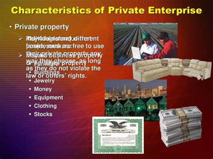 What is the characteristics of private enterprise?