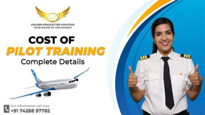 What is the cost of pilot training in India?