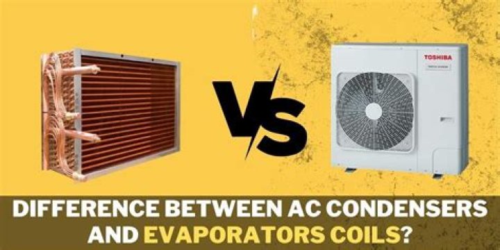 What is the difference between evaporator and condenser?