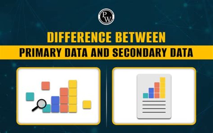 What is the difference between primary and secondary data?