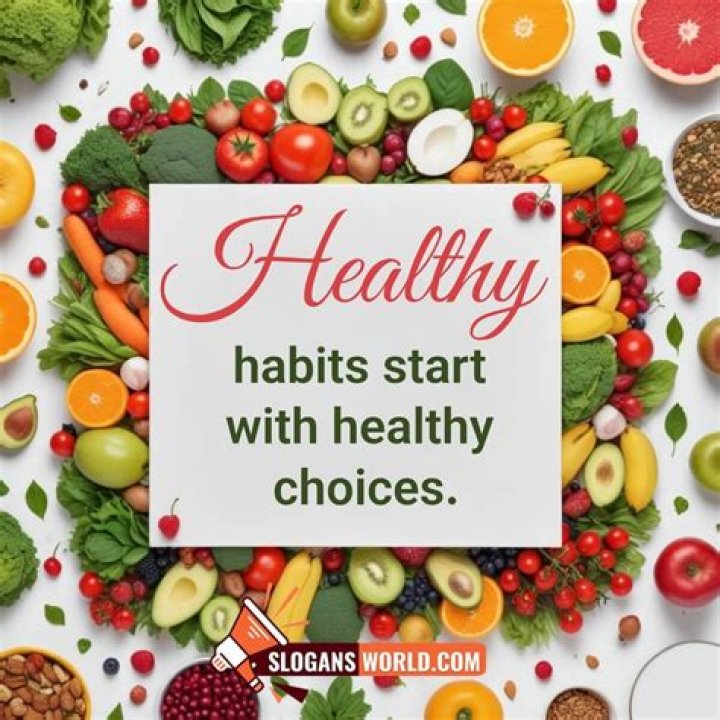What is the healthy food slogans?