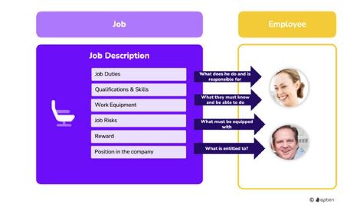 What is the main purpose of a job description for the employee?