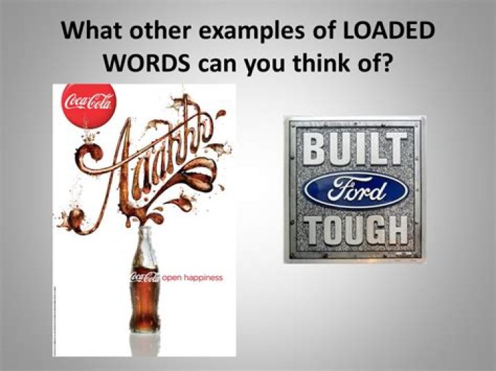 What is the main purpose of loaded words?