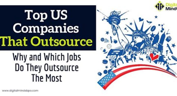 What is the main reason that US companies outsource work?