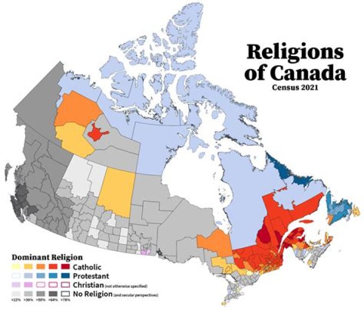 What is the main religion in Canada 2021?