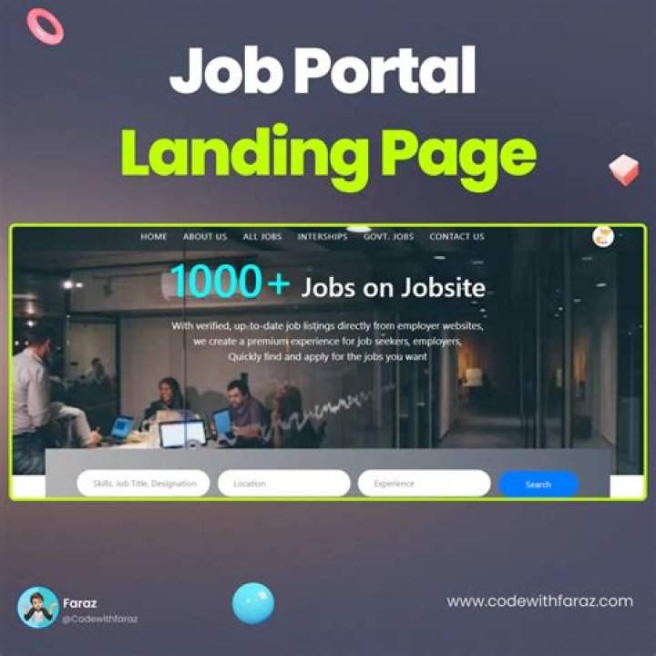 What is the meaning of job portal?