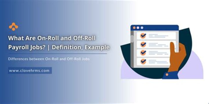What is the meaning of off roll jobs?