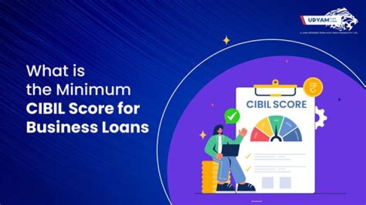 What is the minimum CIBIL score for loan?