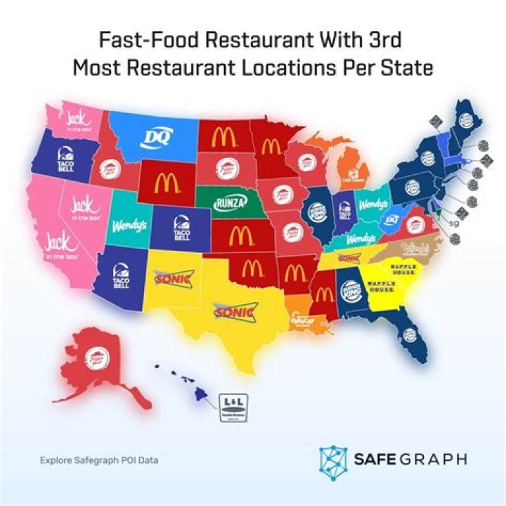 What is the most common fast-food restaurant?