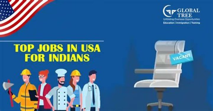 What is the most common job for Indians?