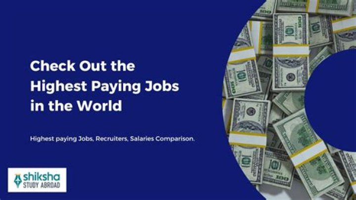 What is the most paid job in Russia?