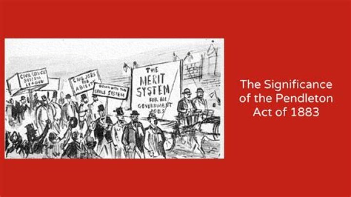 What is the Pendleton Act of 1883 and what does it do?