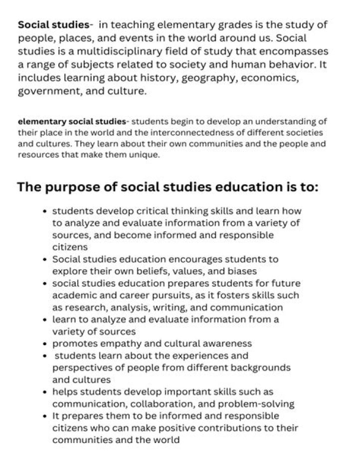 What is the purpose of social studies in the Philippines?