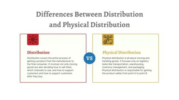 What is the relation between sales and physical distribution?
