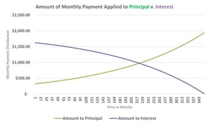 What is the relationship between the interest payment and the principal payment?