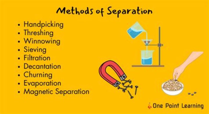 What is the separation method of rice?