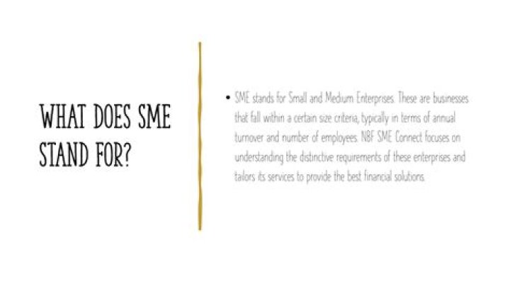 What is the SME stand for?