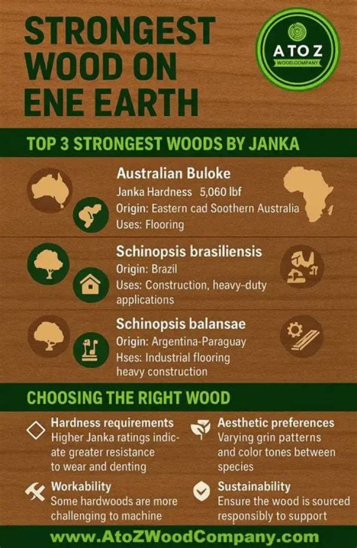 What is the strongest wood on earth?