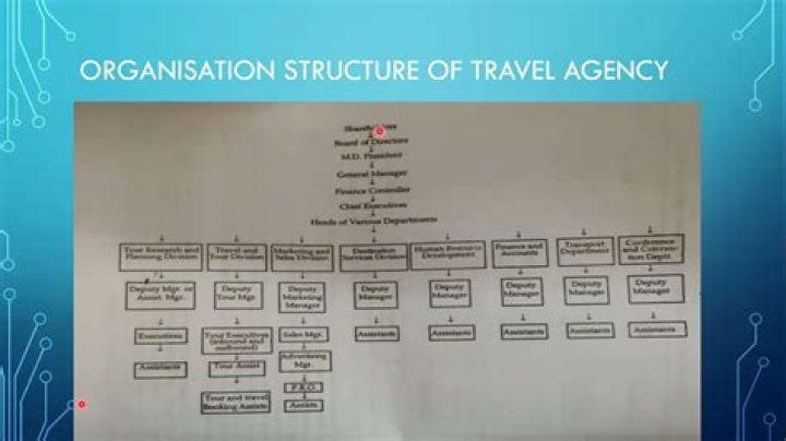 What is the structure of travel agency?