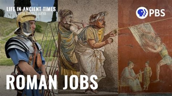 What kind of jobs did the Romans have?
