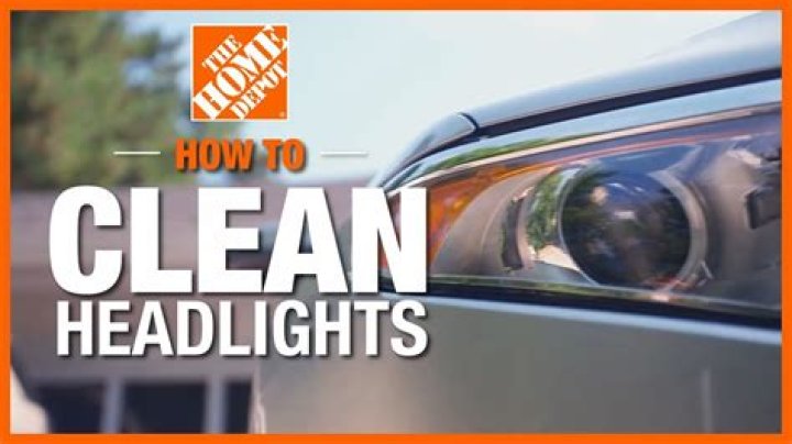 What liquid is used to clean headlights?