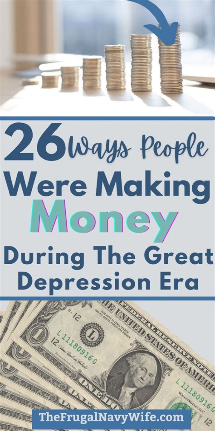 What made money during Great Depression?