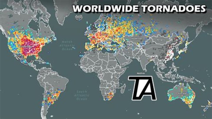 What other countries get tornadoes?